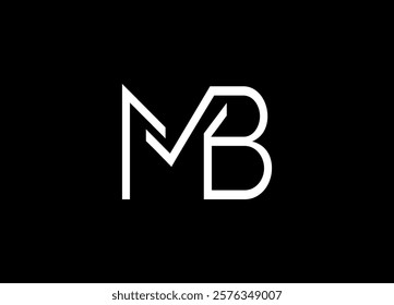 MB logo desing and monogram logo

