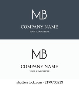 MB logo initial letter luxury royal logo. template symbol. modern golden luxury logo. abstract monogram vector letter mark brand fashion. icon  business monogram boutique font Clothing minimalist.