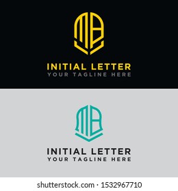MB Logo Set modern graphic design, Inspirational logo design for all companies. -Vectors