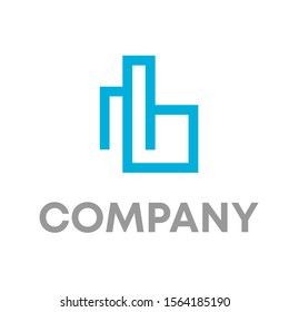 mb logo vector design template sign
