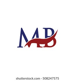 MB Swoosh Logo Vector