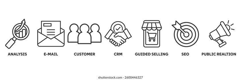 MBA icon set illustration concept with icon of career, potential, education, leadership, achievement, degree and management