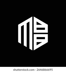 MBB logo MBB icon MBB monogram MBB letter minimalist Circle flat Unique modern abstract logo design.