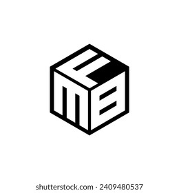 MBF-Logo-Design mit weißem Hintergrund in Illustrator, Vektorlogo, moderne Schriftart überlappen Stil. kalligraphische Designs für Logo, Poster, Einladung, etc.