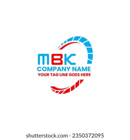 MBK letter logo creative design with vector graphic, MBK simple and modern logo. MBK luxurious alphabet design  