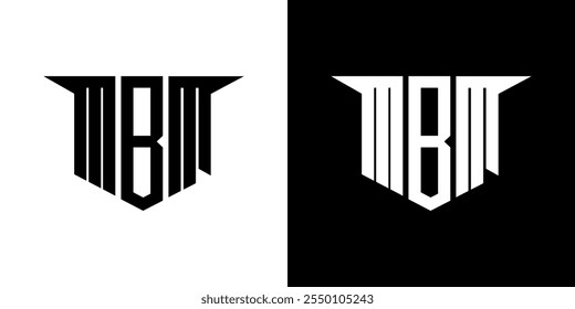 MBM letter logo design with white background in illustrator, vector logo modern alphabet font overlap style, calligraphy designs for logo, Poster, Invitation, etc.