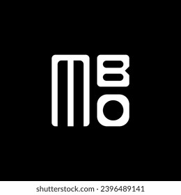 MBO letter logo vector design, MBO simple and modern logo. MBO luxurious alphabet design  