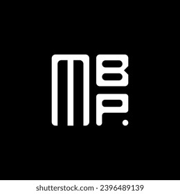 Diseño vectorial del logotipo de la letra MBP, logotipo MBP simple y moderno. Diseño de alfabeto lujoso MBP  