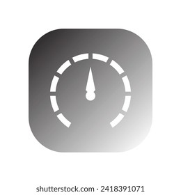 mbps speedometer icon vector template illustration logo design
