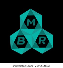 MBR creative minimalist letter logo. MBR unique vector initials alphabet letter logo design
