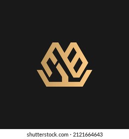 MBW business type logo, initial concept icon logo