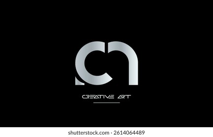 MC, CM, M, C abstract letters logo monogram