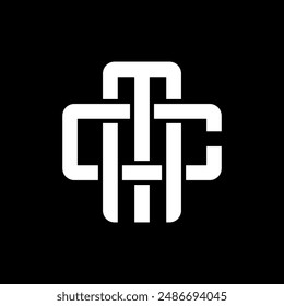 MC or CM monogram logos overlapping.	