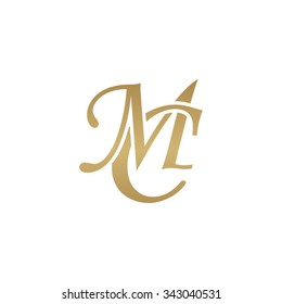 MC initial monogram logo