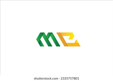 mc letter logo design on white background