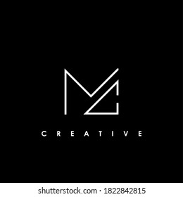 MC Letter Logo Design Template Vector
