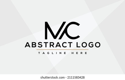 MC Letter Logo Design Template Vector