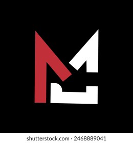 VECTOR de Plantilla de diseño de logotipo MC Letter