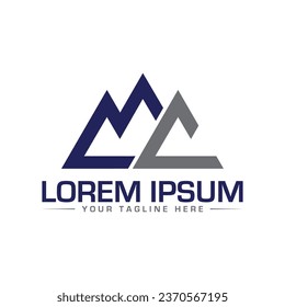 MC letter logo design Unique and modern logo design