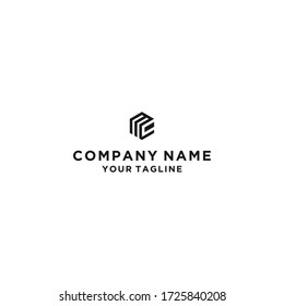 MC letter logo icon illustration vector design