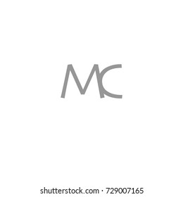 MC Letter Logo, Icon, Vector element design
