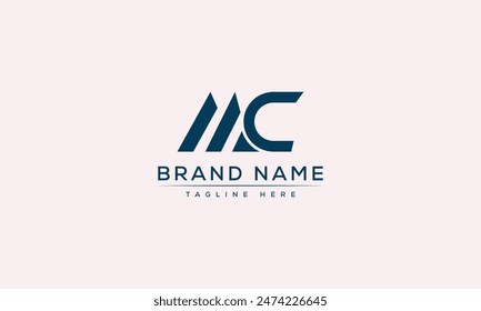 MC Logo Design Vorlage Vektorgrafik Grafik Branding Element