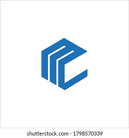 signo vectorial de diseño de logotipo MC 