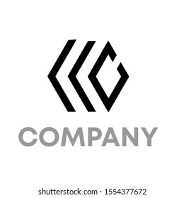 MC logo design vector template