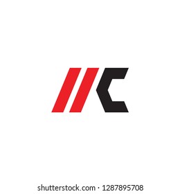 MC logo letter design 