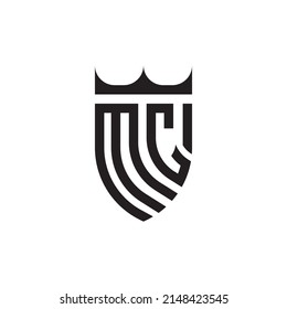 MC Luxury initial logo letters in high quality professional design that will print well