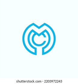 MC or MMC modern logo vector illustration