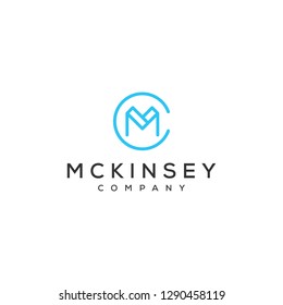 MC monogram logo design