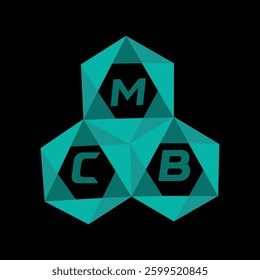 MCB creative minimalist letter logo. MCB unique vector initials alphabet letter logo design
