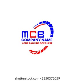 MCB letter logo creative design with vector graphic, MCB simple and modern logo. MCB luxurious alphabet design  