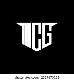 MCG letter logo design with white background in illustrator, vector logo modern alphabet font overlap style, calligraphy designs for logo, Poster, Invitation, etc.