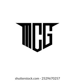 MCG letter logo design with white background in illustrator, vector logo modern alphabet font overlap style, calligraphy designs for logo, Poster, Invitation, etc.