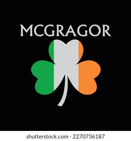 McGregor Irish Family Name funny t-shirt design