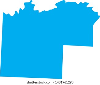 Mckenzie County Map in the state of North Dakota