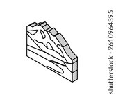 mckinley mount isometric icon vector. mckinley mount sign. isolated symbol illustration