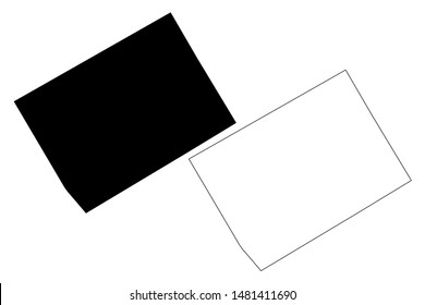 McLennan County, Texas (Counties in Texas, United States of America,USA, U.S., US) map vector illustration, scribble sketch McLennan map