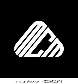 Diseño creativo del logotipo de la letra MCM con gráfico vectorial, logotipo MCM simple y moderno.