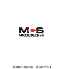 Logotipo das iniciais MCS em preto e vermelho sobre fundo branco