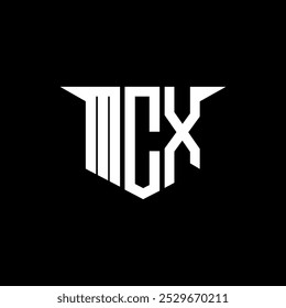 MCX letter logo design with white background in illustrator, vector logo modern alphabet font overlap style, calligraphy designs for logo, Poster, Invitation, etc.