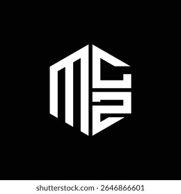 MCZ logo MCZ icon MCZ monogram MCZ letter minimalist Circle flat Unique modern abstract logo design.