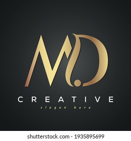 MD creative luxury logo design