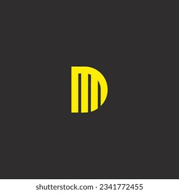 MD kreatives und modernes Logo-Design