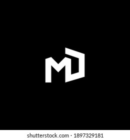 MD or DM ‍abstract outstanding professional business awesome artistic branding company different colors illustration logo