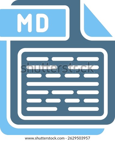 MD Glyph Two Colour Icon