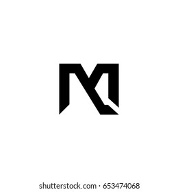 Md Letter Logo Stock Vector (Royalty Free) 653474068 | Shutterstock