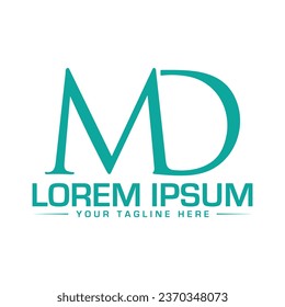 Diseño de logotipo para carta MD 